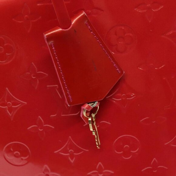 LOUIS VUITTON Monogram Vernis Alma GM Hand Bag Rose Pop - Picture 9 of 16